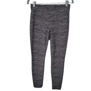 A.N.A A New Approach Gray Black Spacedye Lined Leggings